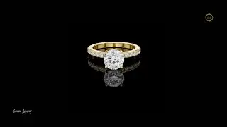 Eternal Pave Promise Radiant Wrapped in Sparkle #usa #ivevar #ring #viralvideo #youtubeshorts