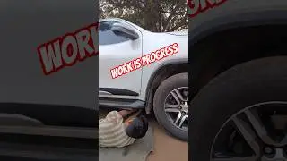 Toyota fortuner footrest fitting work short video #fortuner #carrepair #shortsvideo