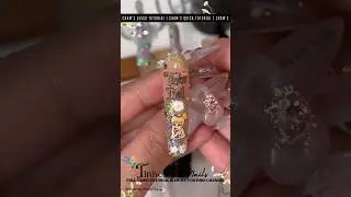 ⋆✴︎˚｡⋆ʚ quick tutorial nail design 02 tinkerbell fairy nail style ɞ⋆｡˚✴︎⋆