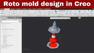 Mold design | Roto mold design modeling in Creo
