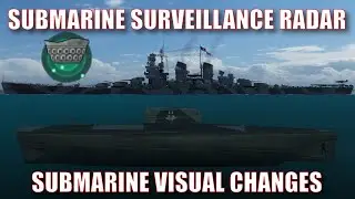 World of Warships Update 13.1 Submarine Surveillance Radar Consumables