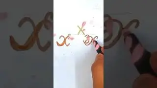 2 Ways Of X Writting||Cursive Capital And Small X||Marvellous Writing Skills#shorts