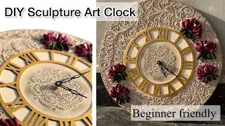 DIY Handmade Wall Clock 🤩⏰