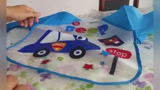 Babero manga larga