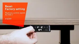 Reset to factory settings for height adjustable table ACTIVE.T