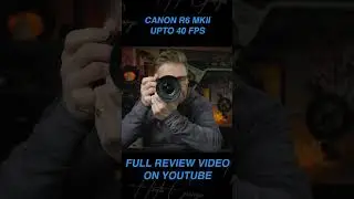 Canon R6 MKII Can Take Photos at 40 FPS WOW #shorts
