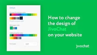 How to change the design of JivoChat on your website