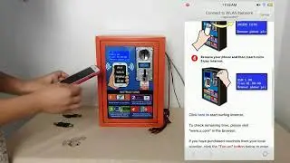 Demo of  Vandalproof Coin WiFi  (WiFi-A800C)