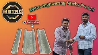 Gypsum Channel Roll Forming Machine, Pop Channel Machine, Ceiling Channel Patti Machine ? #metro 