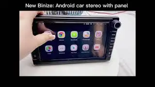 New Binize:9  Inch 2 Din Android system car stereo with panel ①