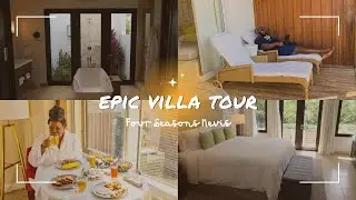 EPIC Four Seasons Resort Nevis: 3 Bedrooms Pinneys Beach Villa Tour #skittsandnevis