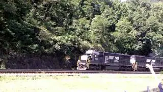 Norfolk Southern SD40E Helper Locomotives at Horseshoe Curve