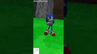 Sonic doing the exum shuffle.