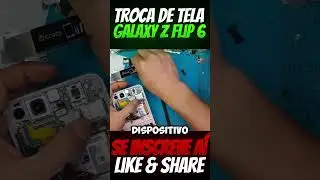 INCRÍVEL! LANÇAMENTO NOVO SAMSUNG GALAXY Z FLIP 6 COM TELA QUEBRADA! TROCA DE TELA