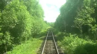 Участок Люкшудья - Кияик из тамбура пригородного поезда
