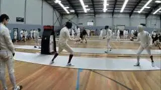 Fencing slow motion goPro