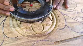Perfect moving router machine skills || new model wood carving door design work.