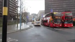 Birmingham Buses on New Years Eve 2016