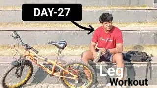 Day 27 | Public Leg Workout 💪 | People Reaction 😮 