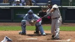 NYY@KC: Wells singles in Gardner to pad Yankees' lead