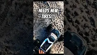 NEEDS NEW TIRES! #rcbasher #rcbashing #rccars #rctruck