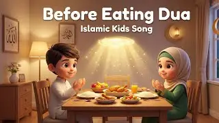 Before Eating Dua Bismillah | Islamic Eating Manners | Tiny Muslims