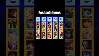 Top 5 Best Solo Picks for Every Role in Mobile Legends | Rank Push 2025