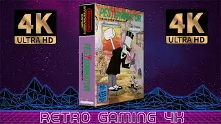 Pesterminator: The Western Exterminator (1990) Nintendo NES retro video game intro / demo [4K UHD]