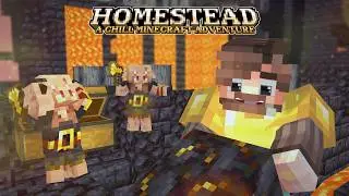 Bastion Adventure for Gilded Blackstone | Minecraft Homestead Modpack [ EP.12 ]