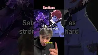 Satella is NOT as strong as Reinhard. Re:Zero #rezero #anime #tbate #lightnovel #orv #isekai #lotm