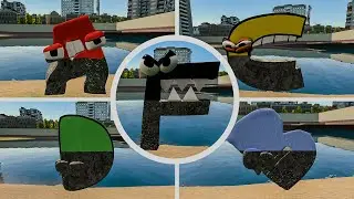 TURNING INTO STONE ALL ALPHABET LORE FAMILY in Garry's Mod