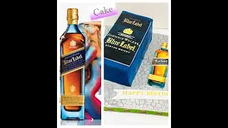 Blue label cake