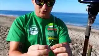 Espinete Surfcasting &acute;&acute;Tutorial de anzuelado de cangrejo para la dorada