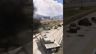 Isreal Tanks quick attack on Iran military weapons base#iranwar #isrealwar#plastine #gta5