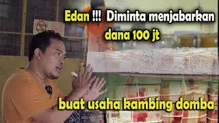 Edan !!!  Diminta menjabarkan dana 100 jt buat usaha kambing domba