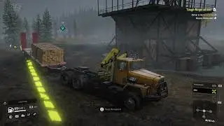 Bridge the gap - Tough Negotiations | SnowRunner | Michigan, Island Lake | Gameplay
