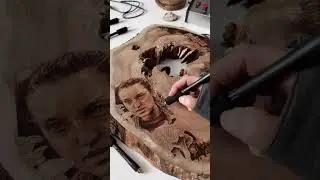 woodburning progress @thelastofus#thelastofus #thelastofus2 #tlou #tlou2 #woodburning #pyrography