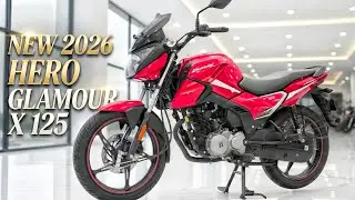 Мотоцикл Hero Glamour X 125 2026 года 💥 Реальный пробег и все характеристики | BikeBuzz Pro