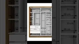Wardrobe || #architecture #interior #wardrobe #internal #drawing #house #home #map #aarcadestudio