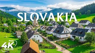 Slovakia Scenic Nature 4K 🇸🇰 | Majestic Mountains, Forests & Peaceful Valleys