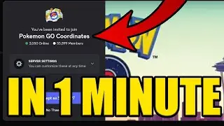 HOW to JOIN POKEMON GO COORDINATES DISCORD SERVER ✅PC & MOBILE✅
