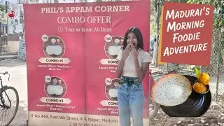 Breakfast at Phils Bistro Aapam Corner Madurai | Egg, Chicken, Mutton Curry Combos with Aapam