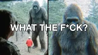 Search Crew Records GIANT SASQUATCH Rescuing Missing Man - Bigfoot Footage