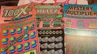 Лотерея Scratchin' Journey за 50 долларов с бонусами 100Xtra, $5 Million Blitz и Mystery Multiplier