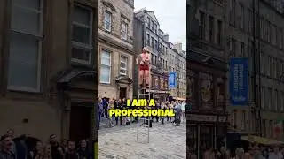 You Won't Believe What This Edinburgh Fringe Street Preformer DID!!