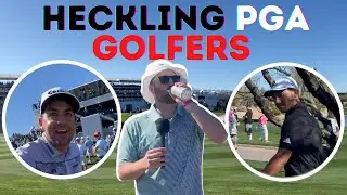 HECKLING GOLFERS AT THE WASTE MANAGEMENT (HILARIOUS REACTION)