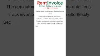 Fashion rental billing app Apparel rent invoicing system tools for garment management boutique
