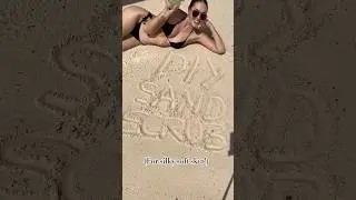 Be sure to sanitize the sand beforehand with boiling water! 🏝️🥰 #bodyscrub #skincare #beautyhack