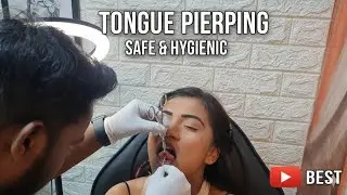 Tounge Body Piercing | Safe & Hygienic | Best Body Piercing Shop in Goa 😍 #trending 