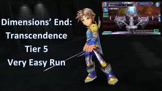 DFFOO Dimensions End Transcendence Tier 5 | Very Easy Run
